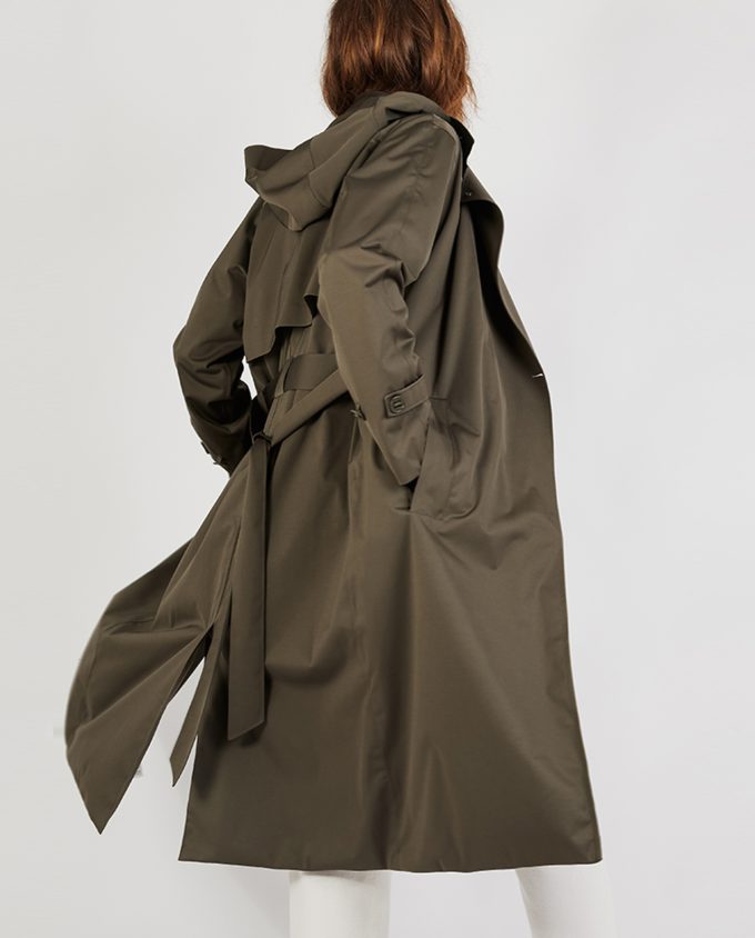 shop waterproof trench coat with hood