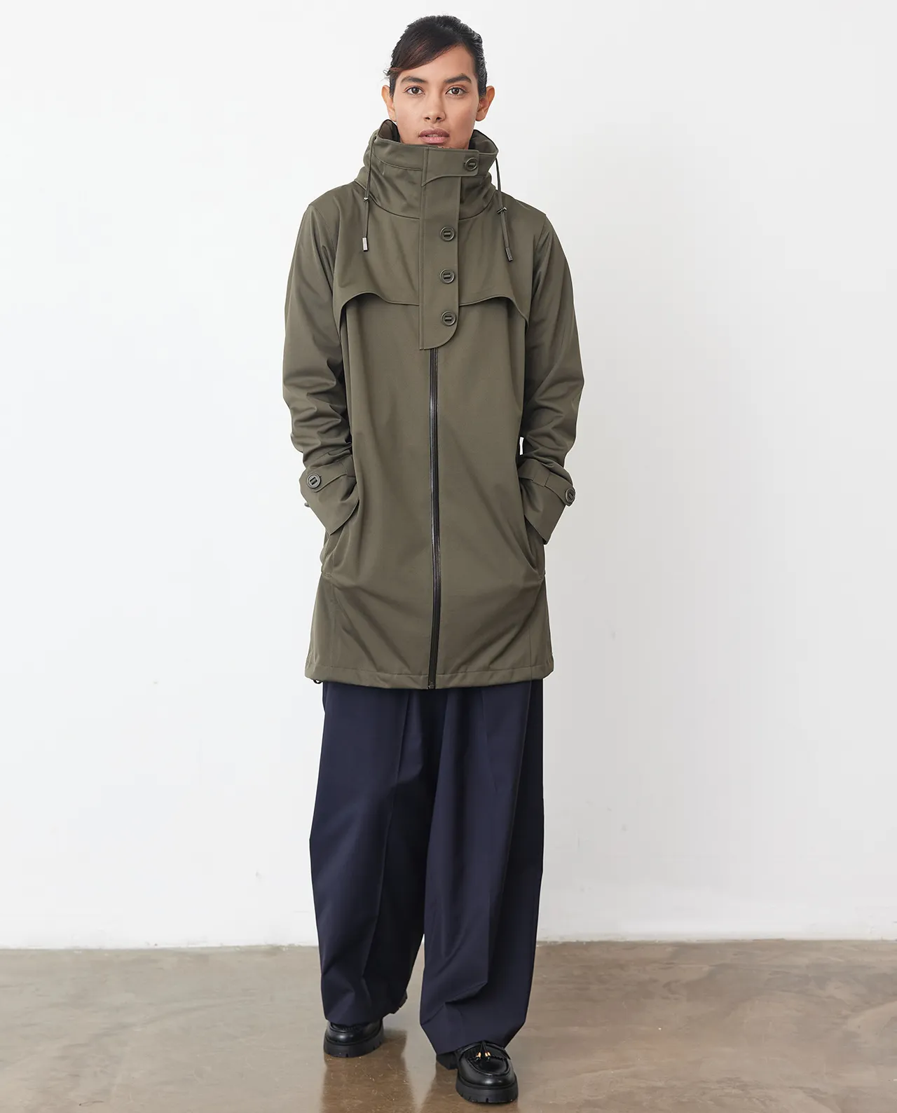 order Waterproof Parka Dark Olive jacket