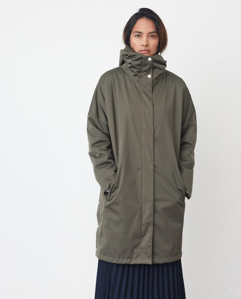 Stunning Protected Species Raincoat UK 8 Grey NB563
