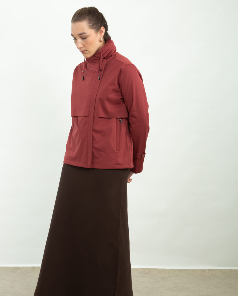 ジャケット・アウター Hiderock Design Damaged Blood Paint Coat Shop our Ladies red waterproof jacket | Protected Species